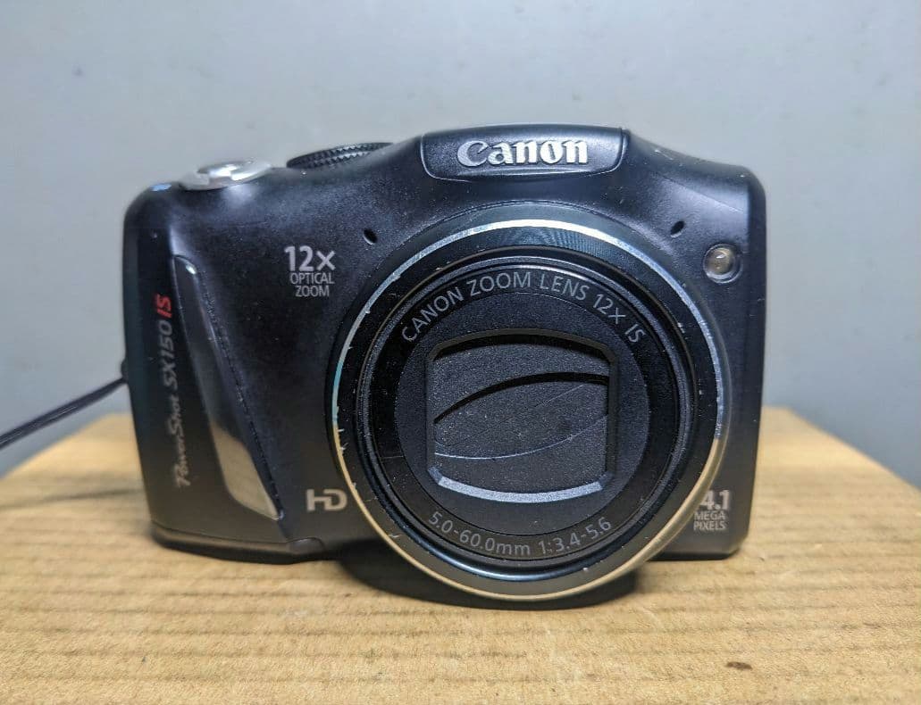 Canon キャノン PowerShot SX150IS ブラック 訳有り現状品