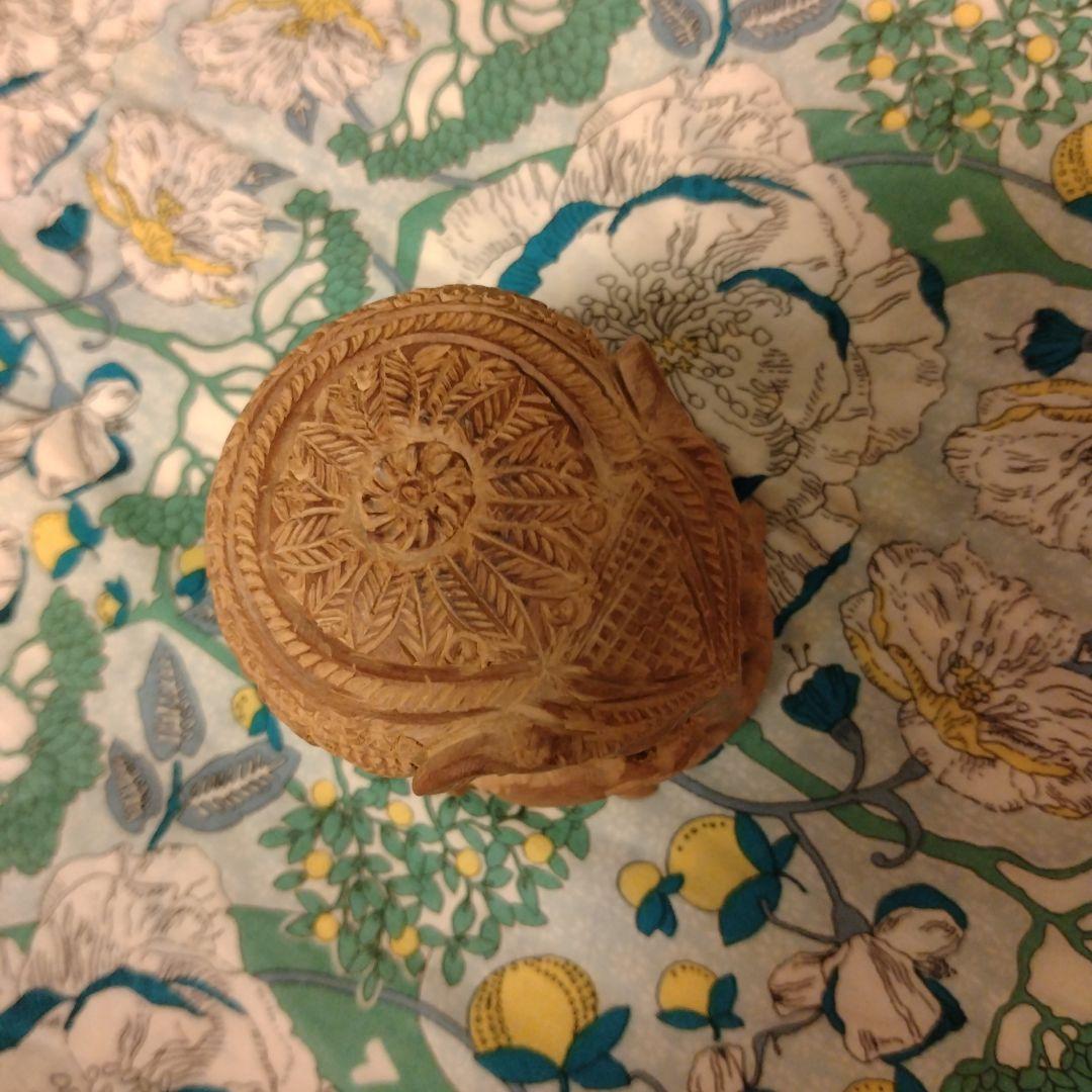 インド白檀　彫刻　象さん