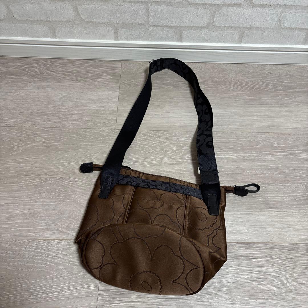 限定色　マリメッコ　ショルダーバッグ　茶色