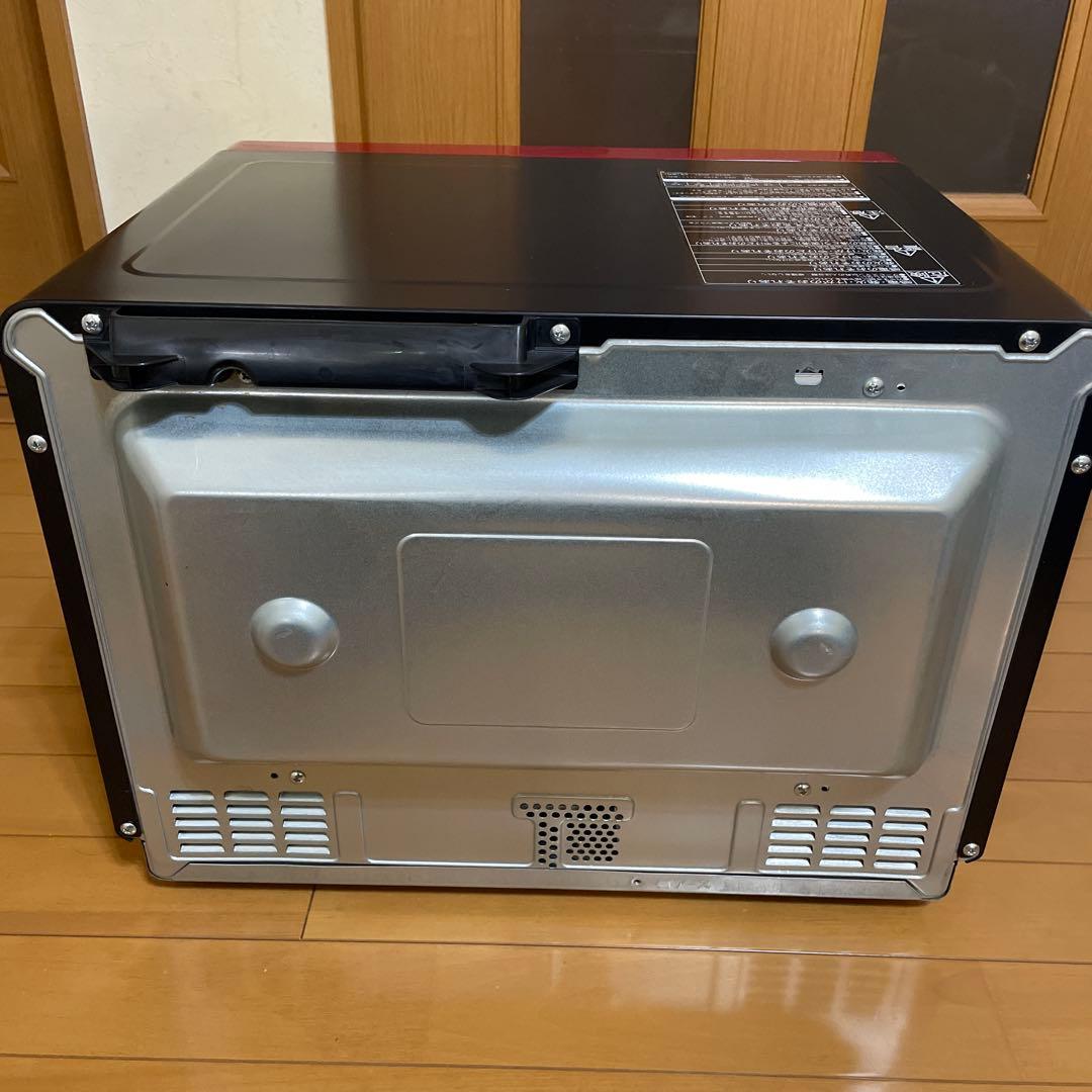 日立 オーブンレンジ 赤黒　MRO-S8Y 2021 ★整備済