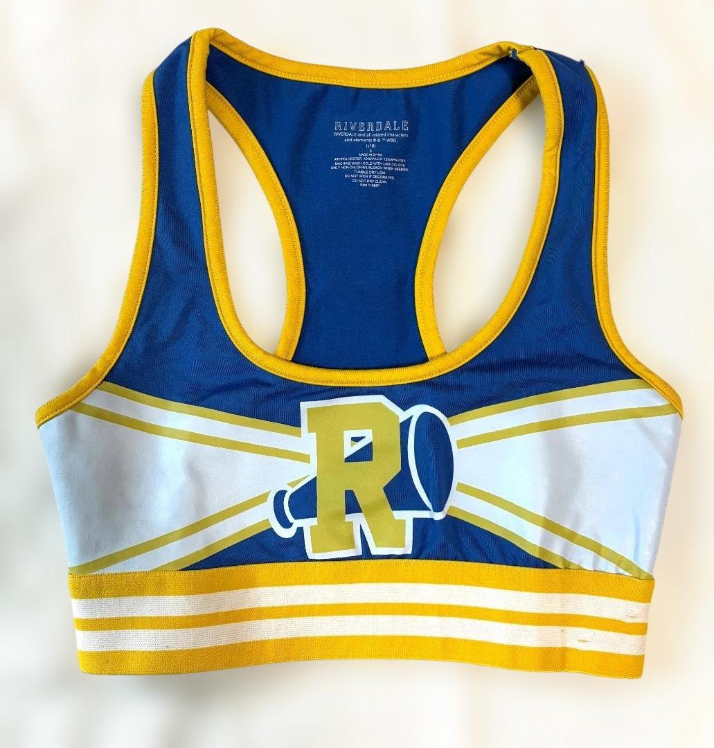 DALE チアリーディングウェア 上下セット ボンボン リボン