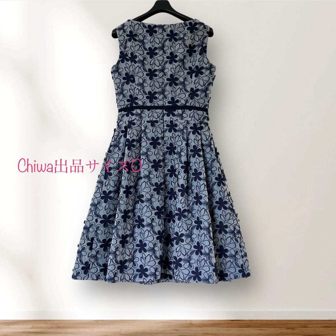 TOCCA トッカ　ゴールドレーベル　フラワー刺繍　お花モチーフ　ワンピース　0