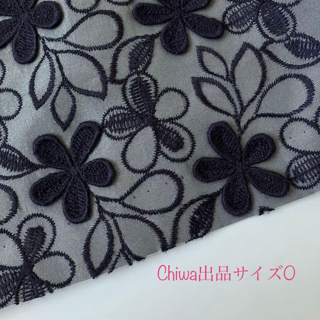 TOCCA トッカ　ゴールドレーベル　フラワー刺繍　お花モチーフ　ワンピース　0