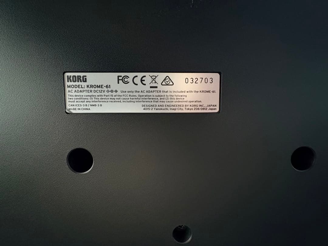 KORG KROME EX 61鍵シンセサイザー