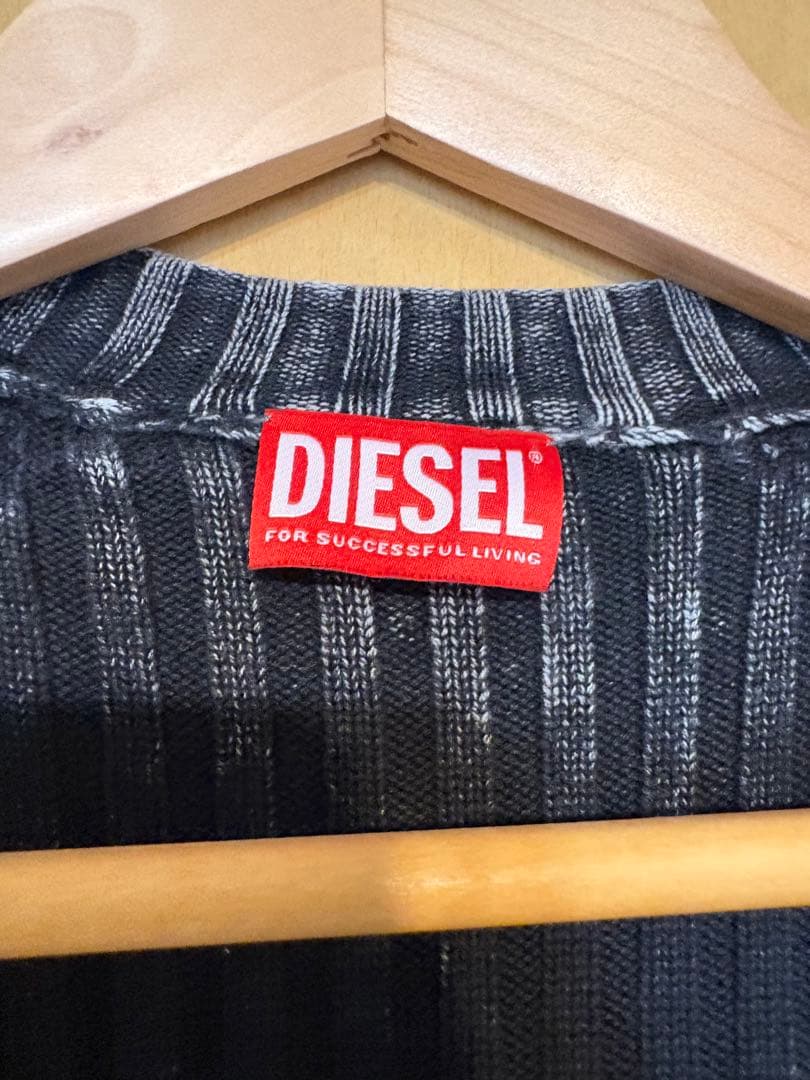 sサイズ diesel k-matty ダブルジップカーディガン