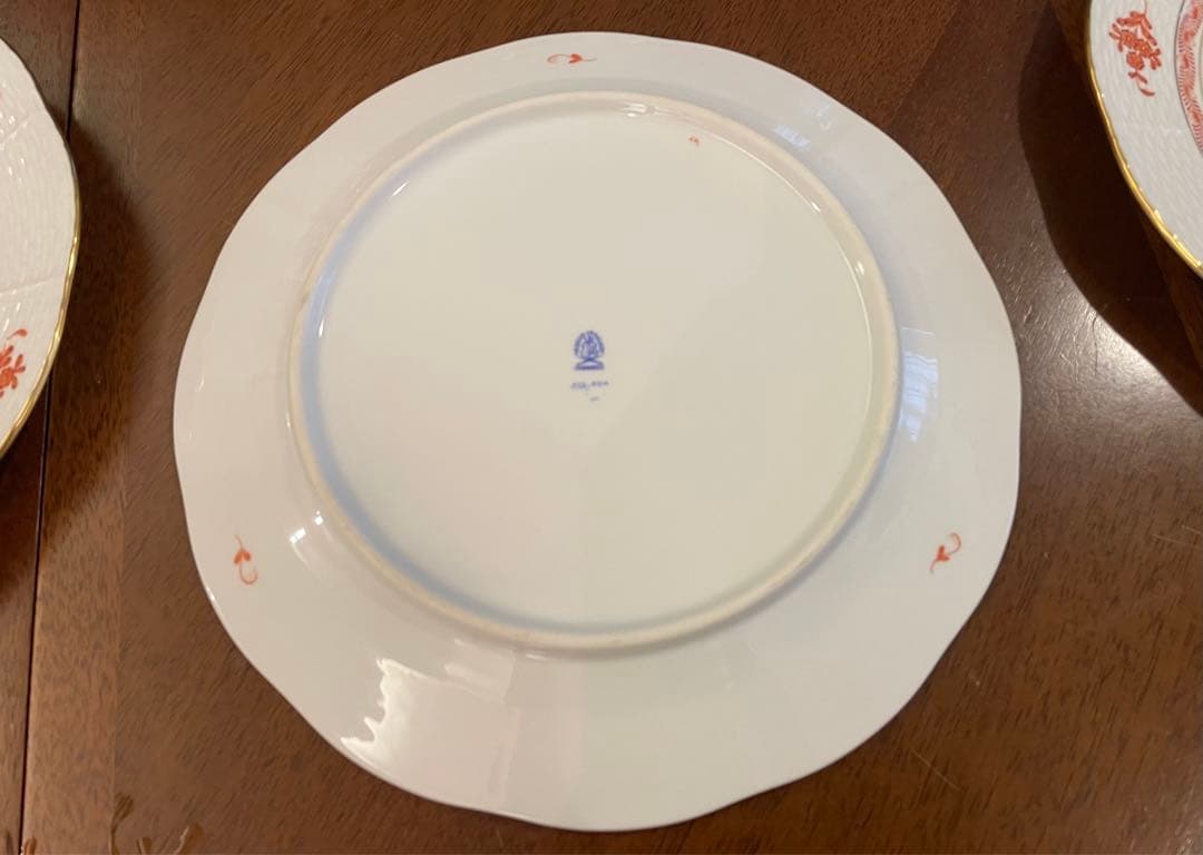 【cookie 】ヘレンド アポニー オレンジ 平皿8枚セット