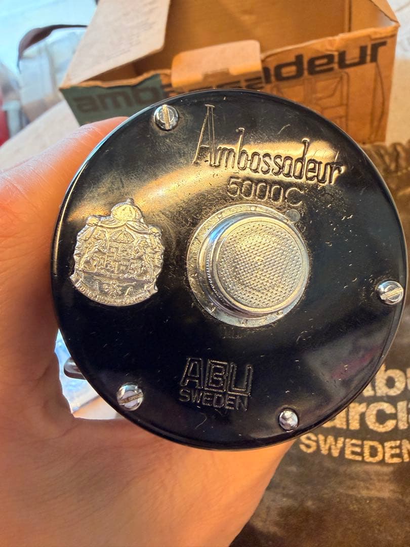 ABU アンバサダー 5000C レプリカ　スウェーデン製 箱/袋/取説