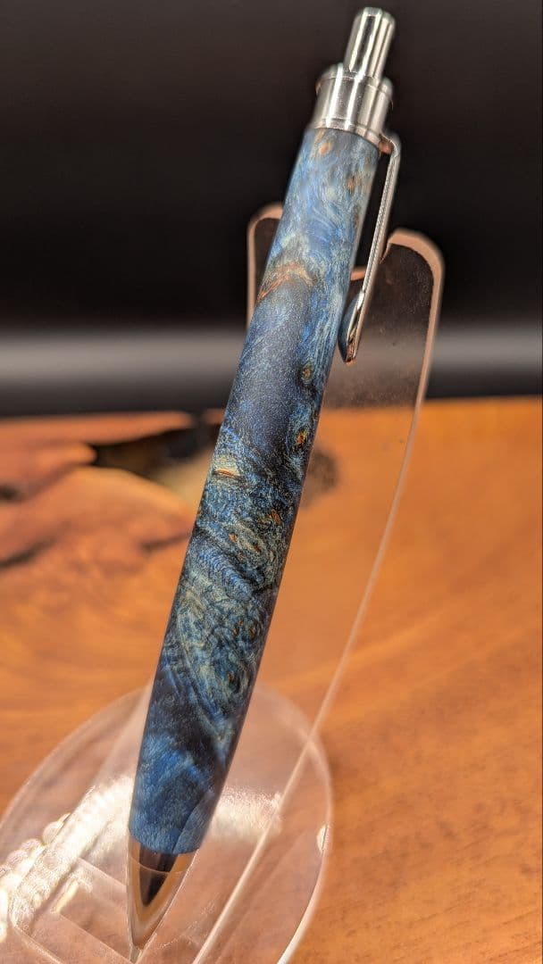 595スタビライズドウッドバーチバール　木軸シャーペン　ボールペン