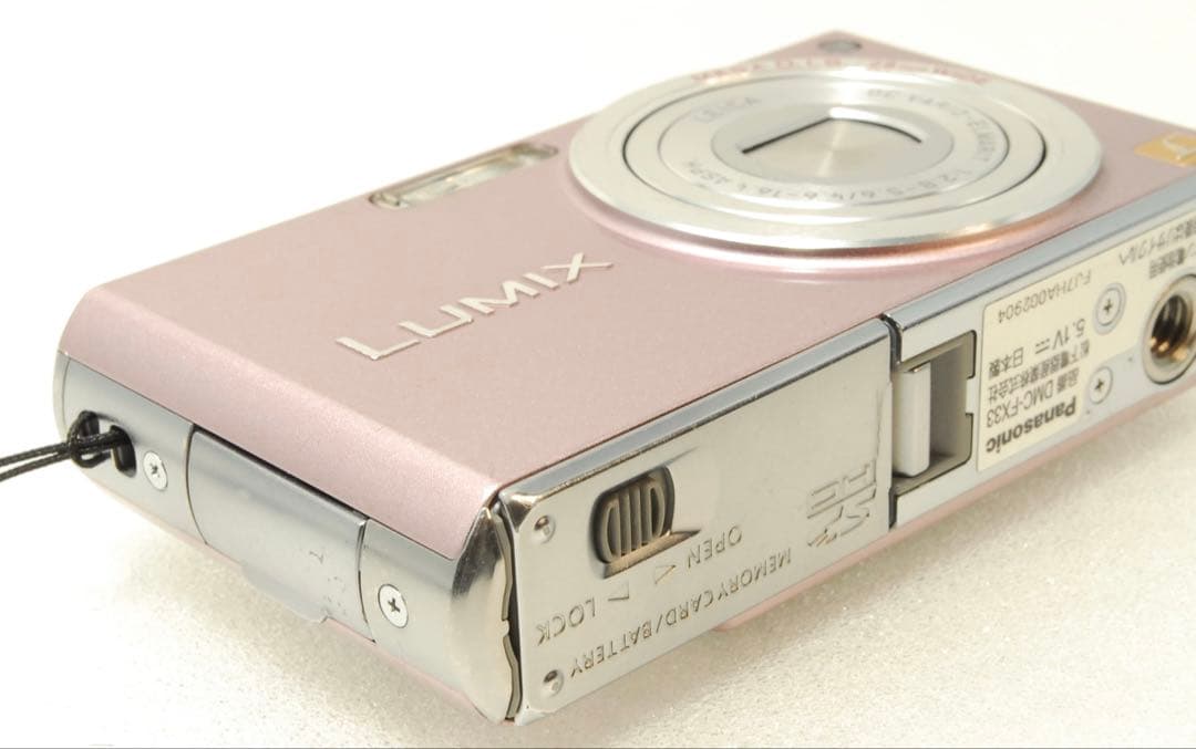 Panasonic LUMIX DMC-FX33❤️スマホ転送 動作確認済 ピンク