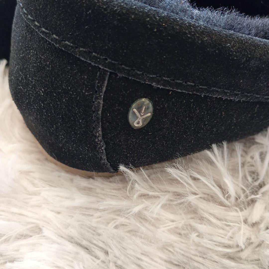 未使用品 EMU Australia エミュ ムートン モカシン 黒 ケアンズ