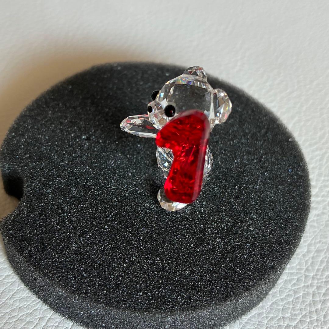 極美品✨スワロフスキー　クリスベア　ナンバーワン　数字　NO.1　誕生日　箱付き