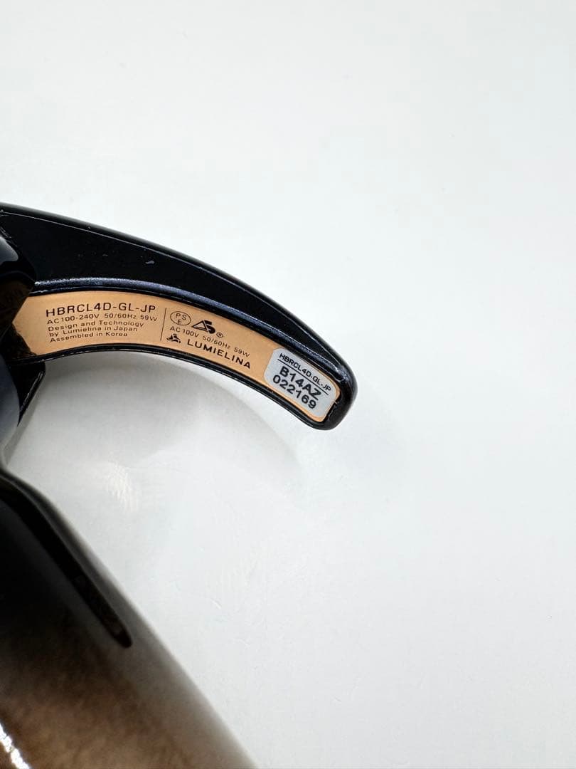 リュミエリーナ バイオプログラミング 4D ヘアビューロンカール 34㎜ 406