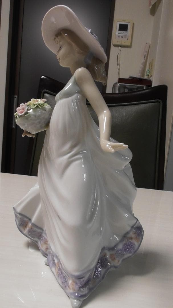 LLADRO　リヤドロ【春の花かご】3　リアドロ　 インテリア　L519