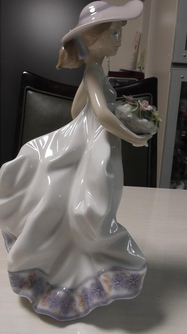 LLADRO　リヤドロ【春の花かご】3　リアドロ　 インテリア　L519