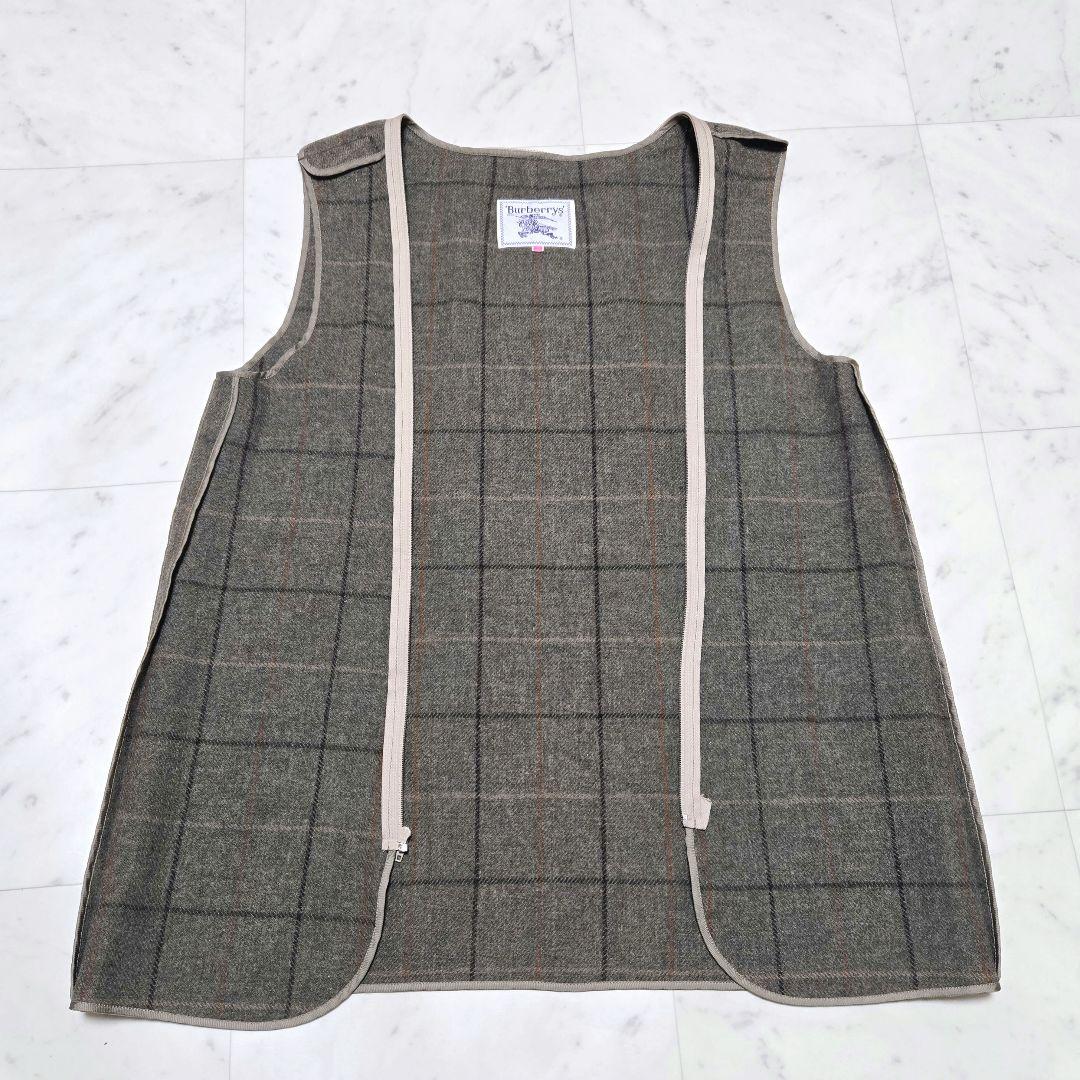 希少★バーバリー プローサム白タグ 玉虫色 モッズコート ライナー