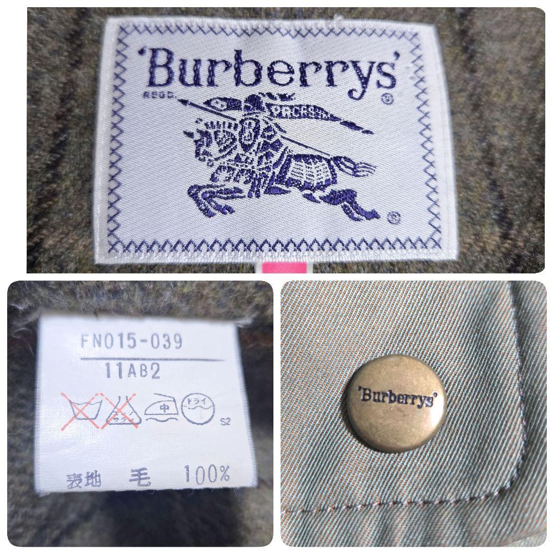 希少★バーバリー プローサム白タグ 玉虫色 モッズコート ライナー