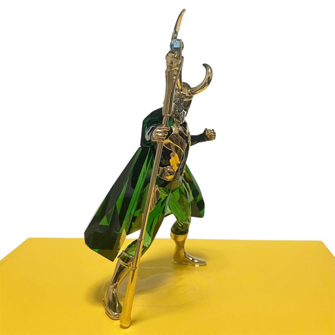 定11.5万未使用 MARVEL スワロフスキー マイティソー ロキ フィギュア