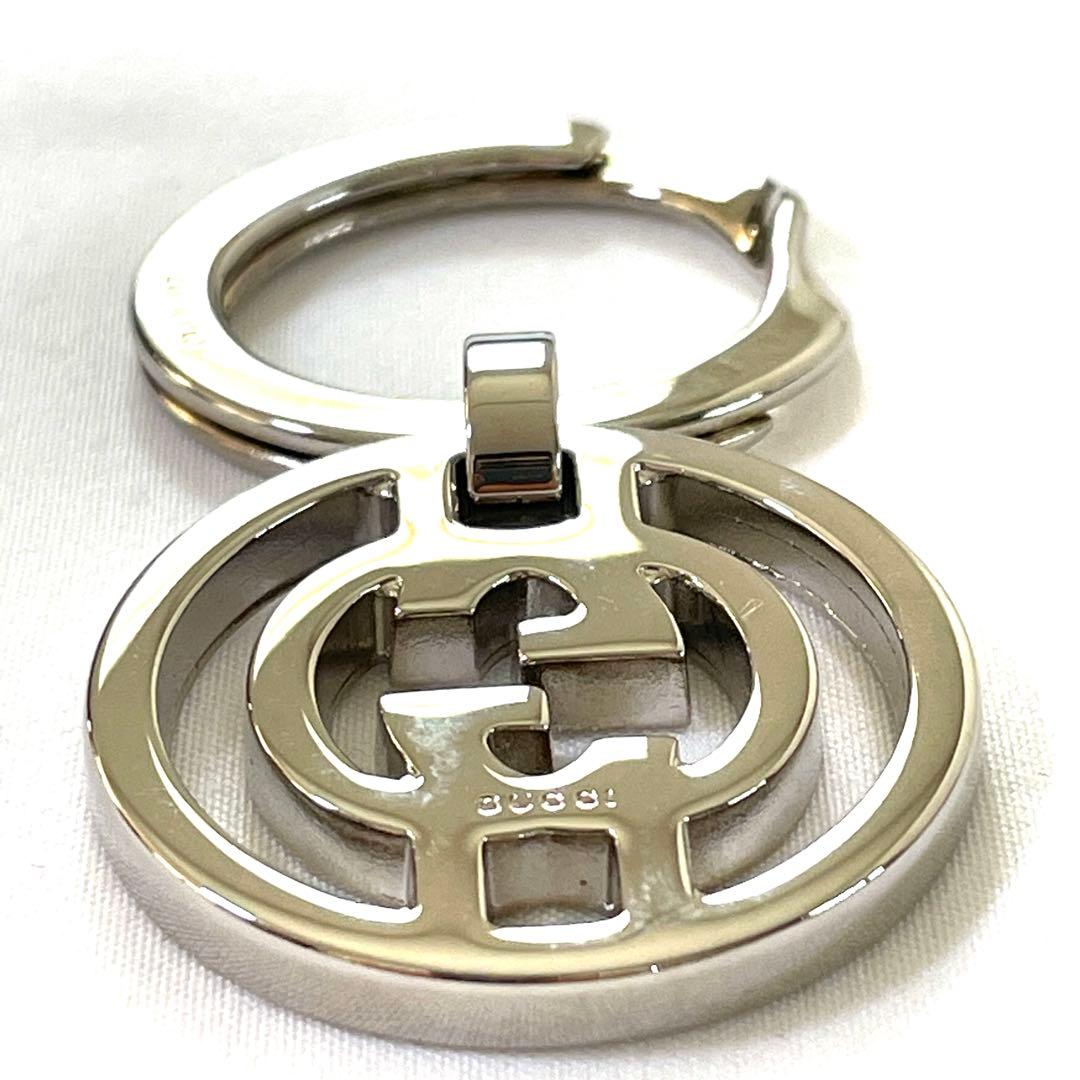 GUCCIインターロッキングG キーリング　美品
