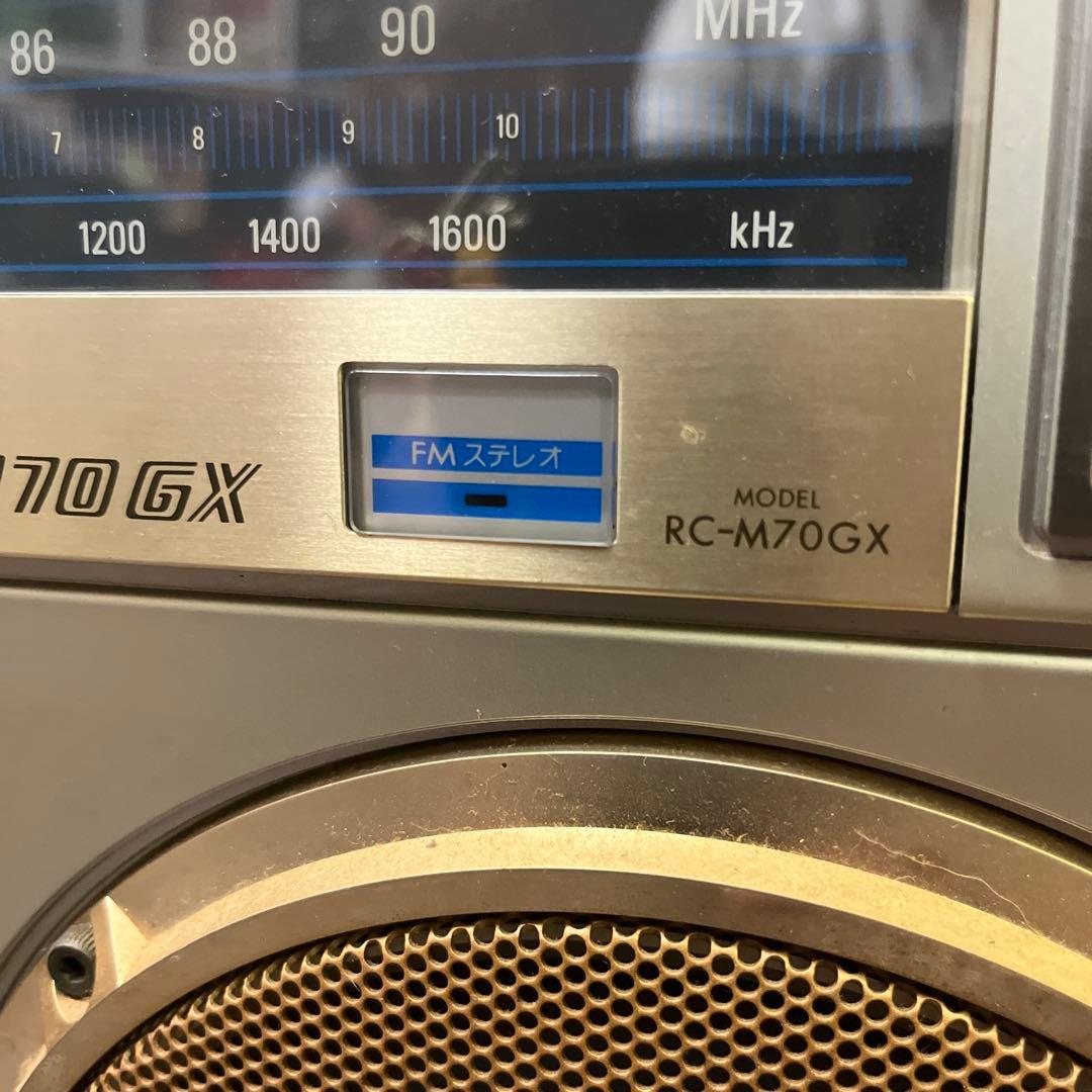 希少美品！ビクター Victor ラジカセ RC-M70GX ゴールド　動作品