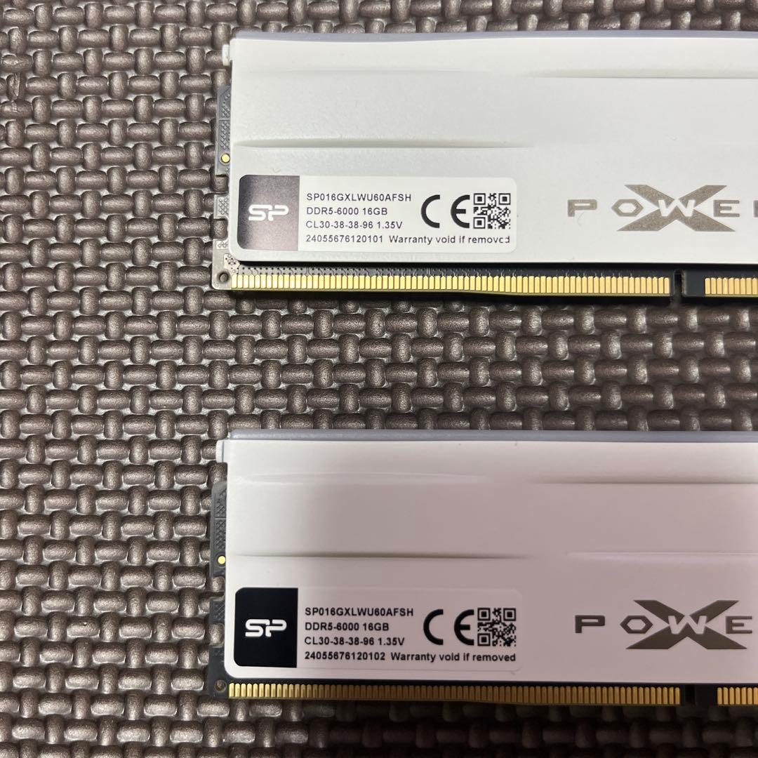 シリコンパワー DDR5-6000 (16GB×2) 32GB