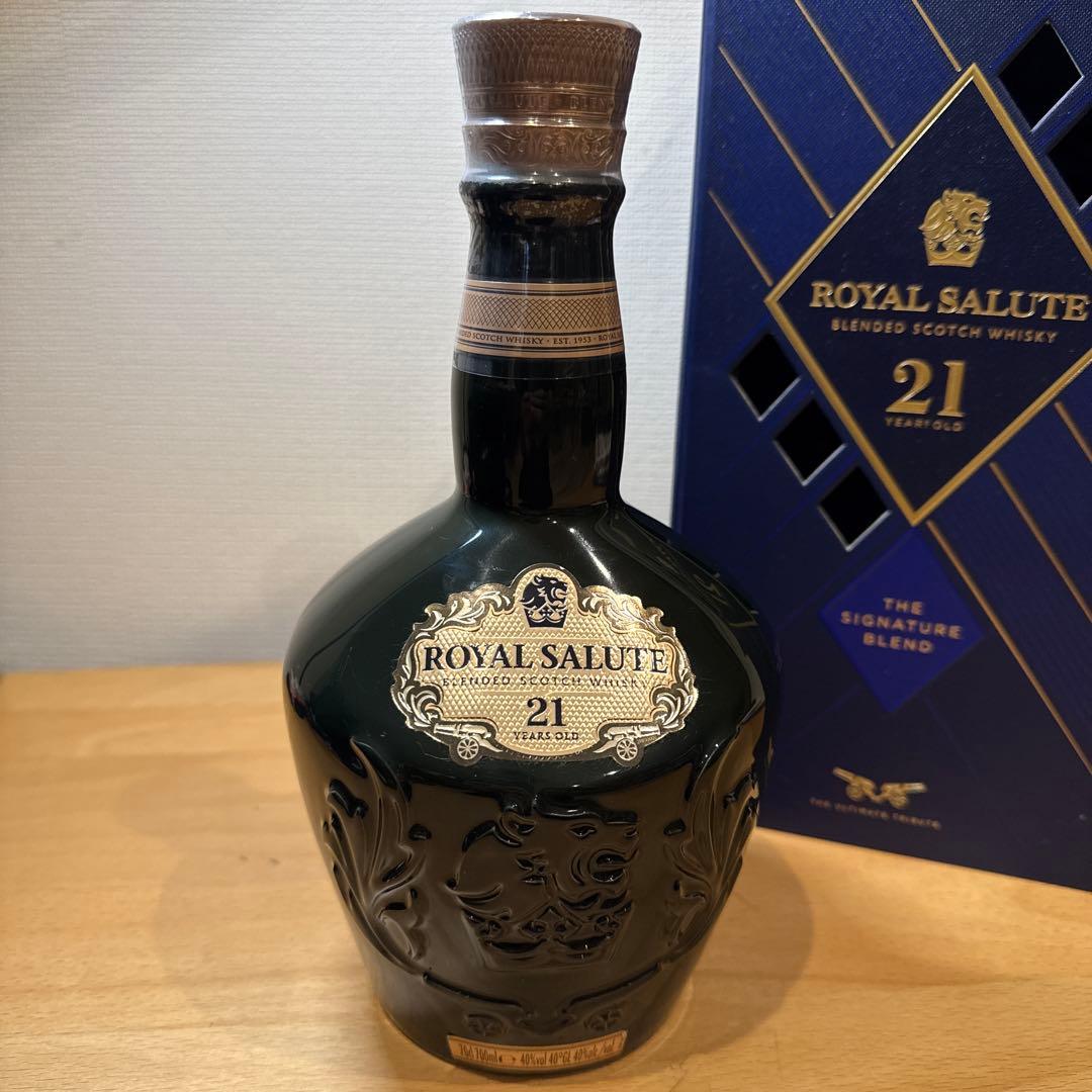  SALUTE 21年 ブレンデッドスコッチウイスキー グリーン