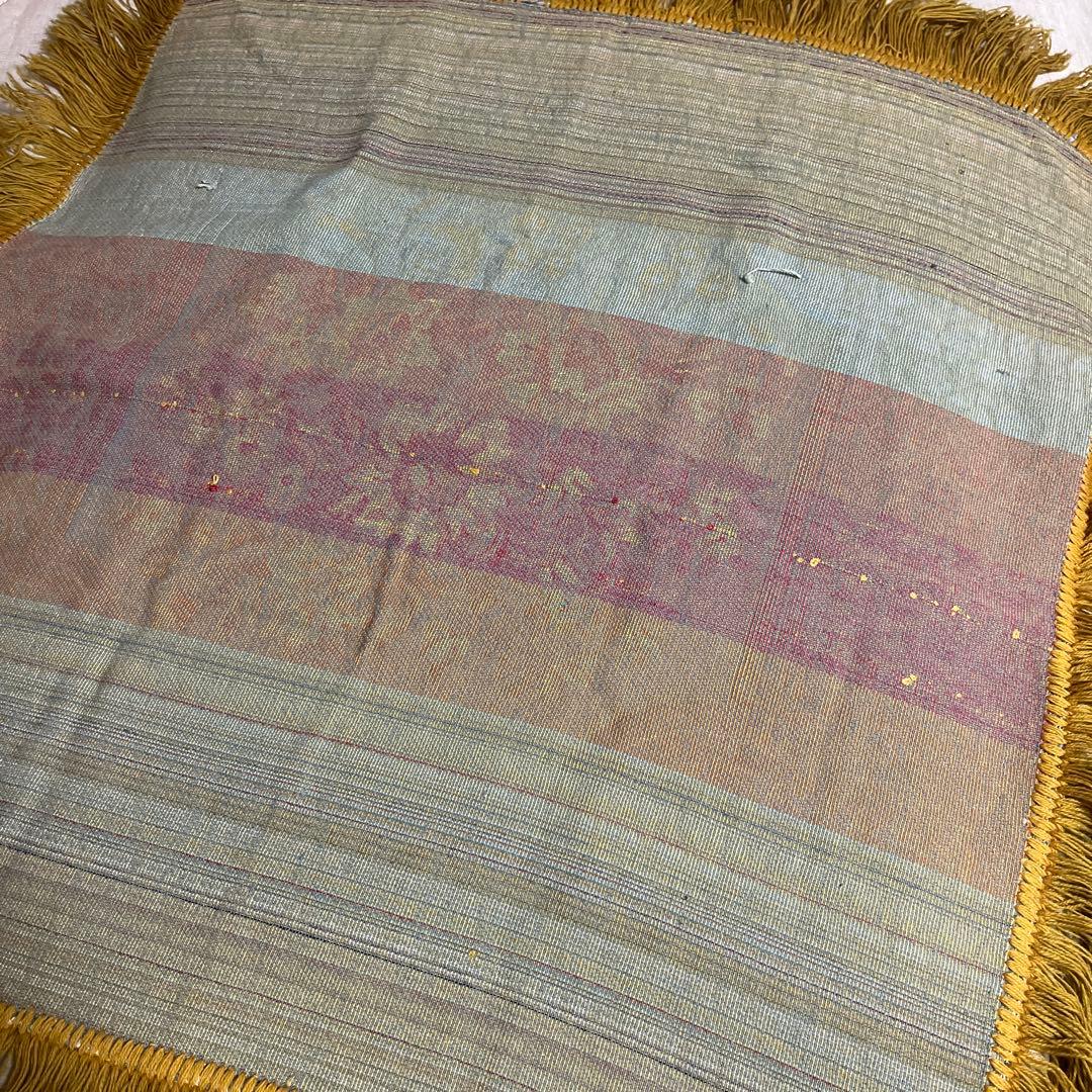 アンティーク ゴブラン織 花柄 テーブルクロス