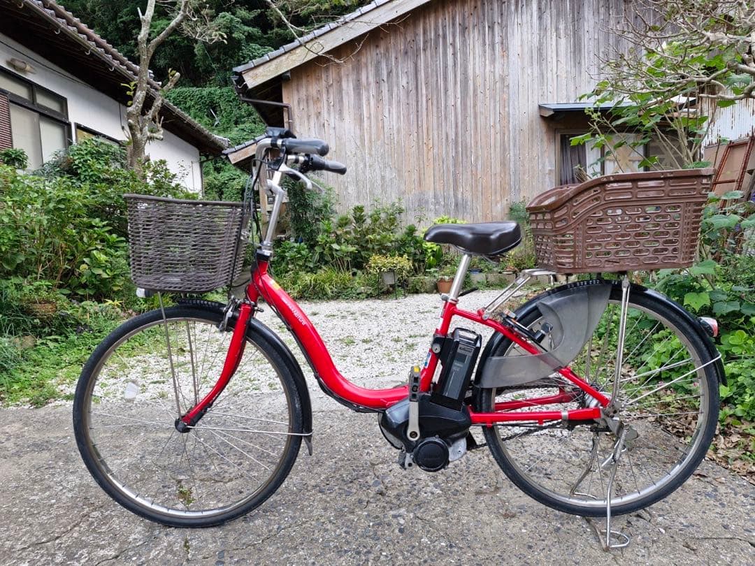 お値下げ！ヤマハ 電動アシスト自転車 赤 pass natura