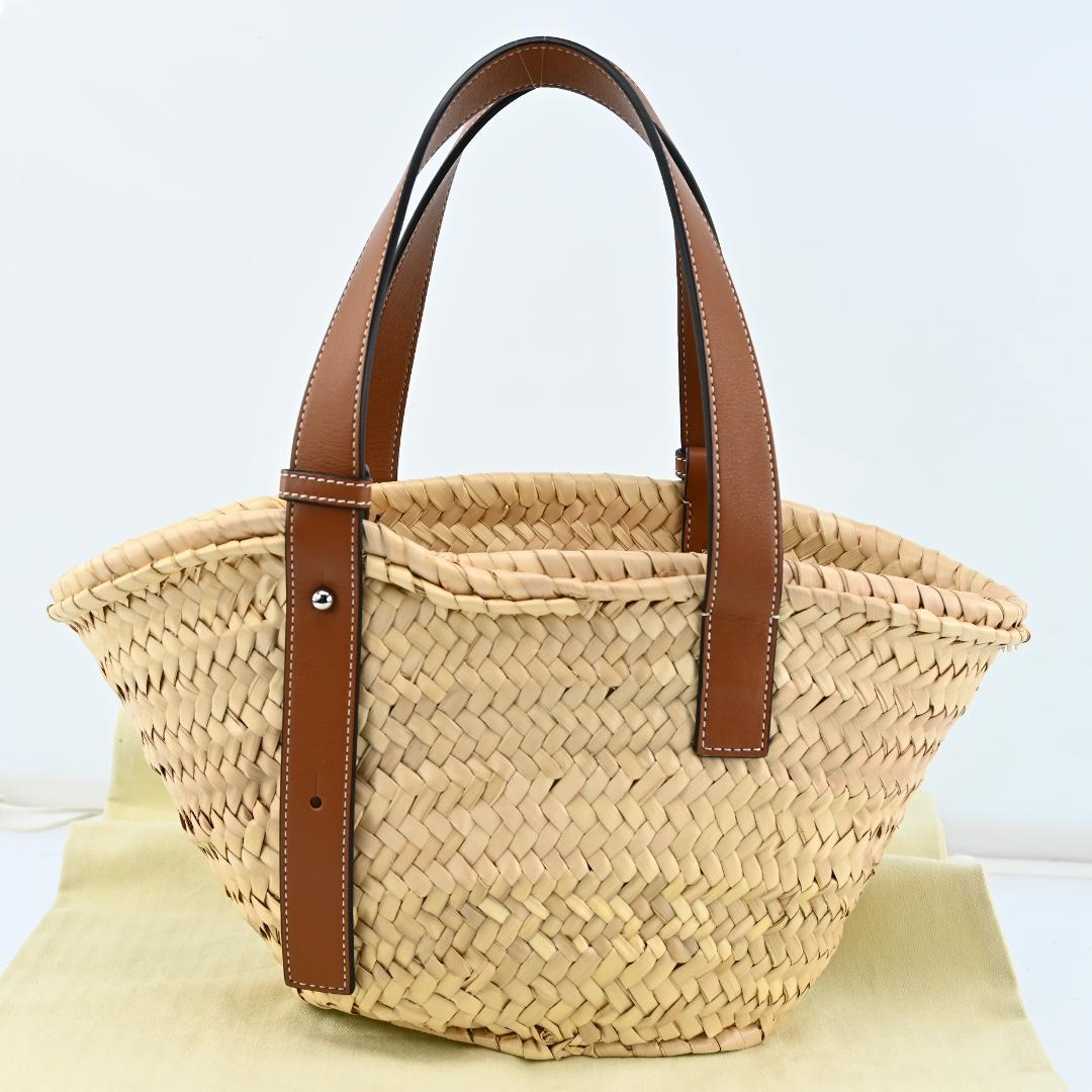 新品未使用品　LOEWE 　ロエベ　ラフィア　かごバッグ　バッグ　スモール
