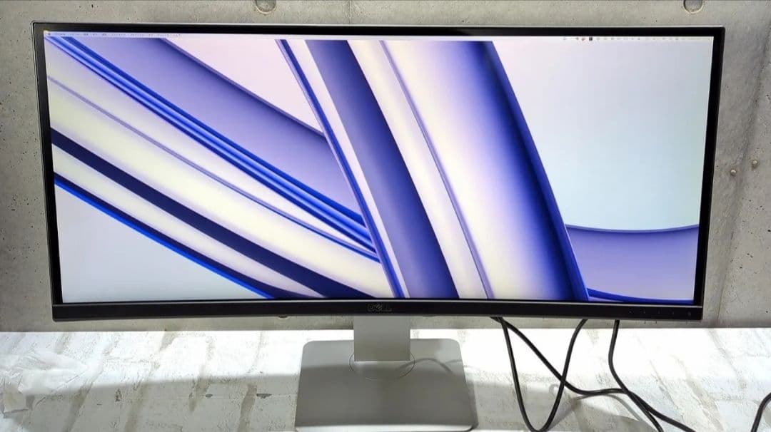 [美品] Dell デル 曲面 モニター 34インチ U3415W IPS