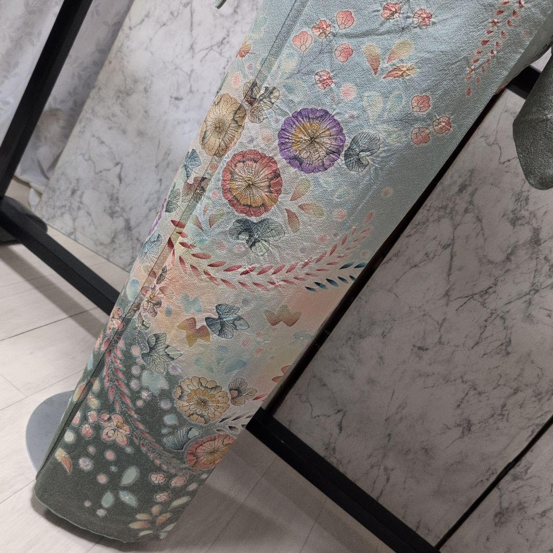 のんちゃん様[高級辻が花]薄水色系