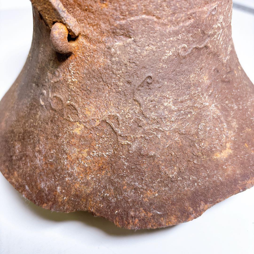 骨董品 南部有坂造　富士形鉄瓶 花草絵図 南部鉄瓶 南部鉄器 在銘 名匠