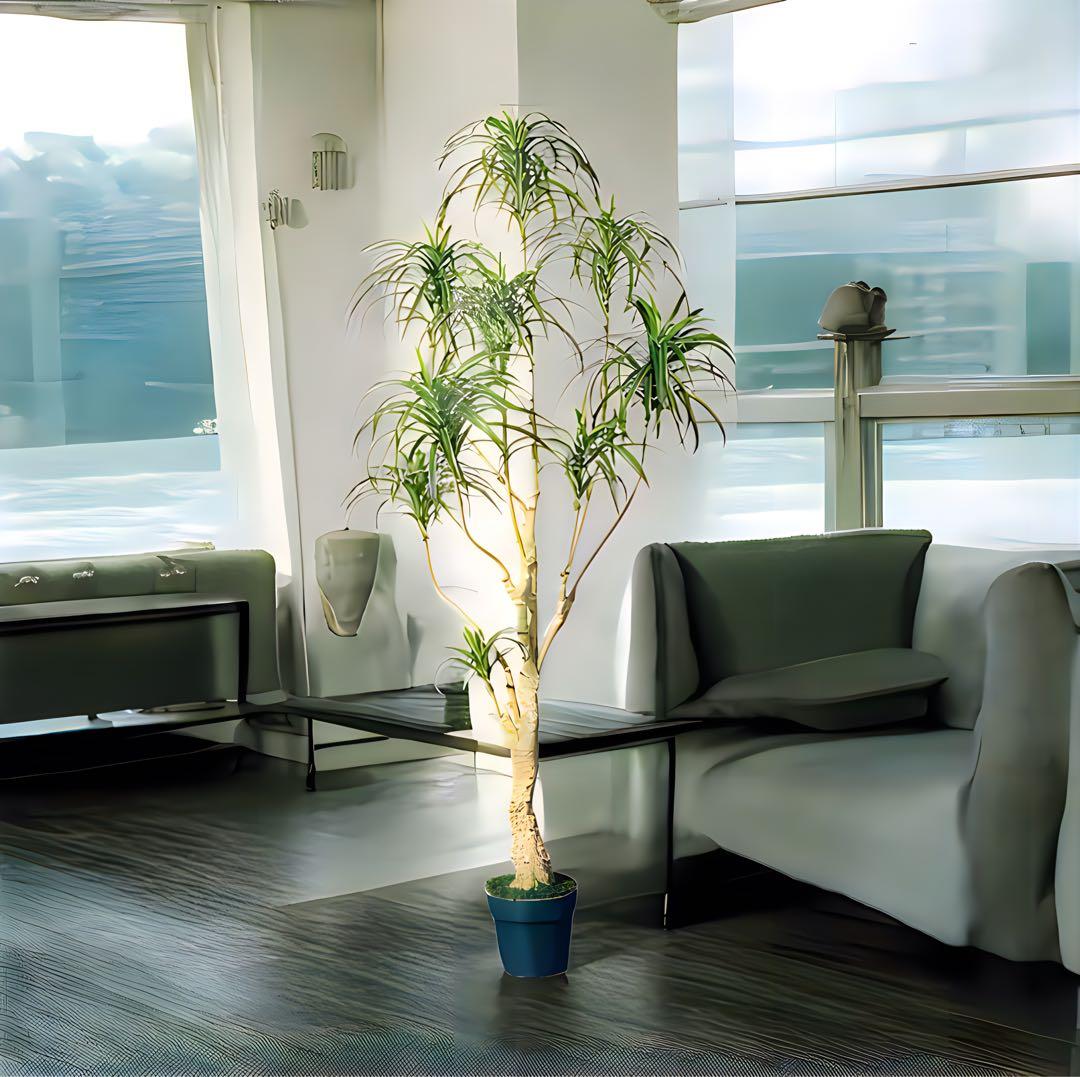 光触媒　人工観葉植物　ウォールグリーン　フェイクグリーン　ユッカツリー1700