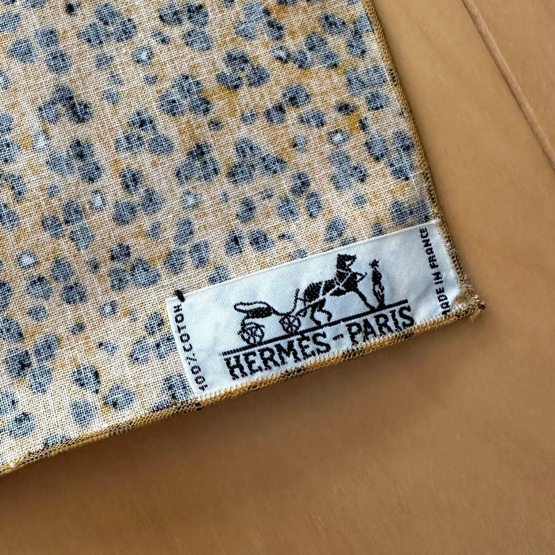 エルメス コットン100％ レオパード ランチョンマット ヒョウ 2枚セット