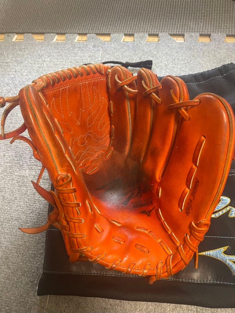 Mizuno Pro Order 投手 波賀 耕作 硬式 ダイバーシティーブルー