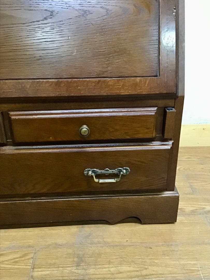 管988☆越後民芸☆和モダン☆ライティングビューロー☆文机☆