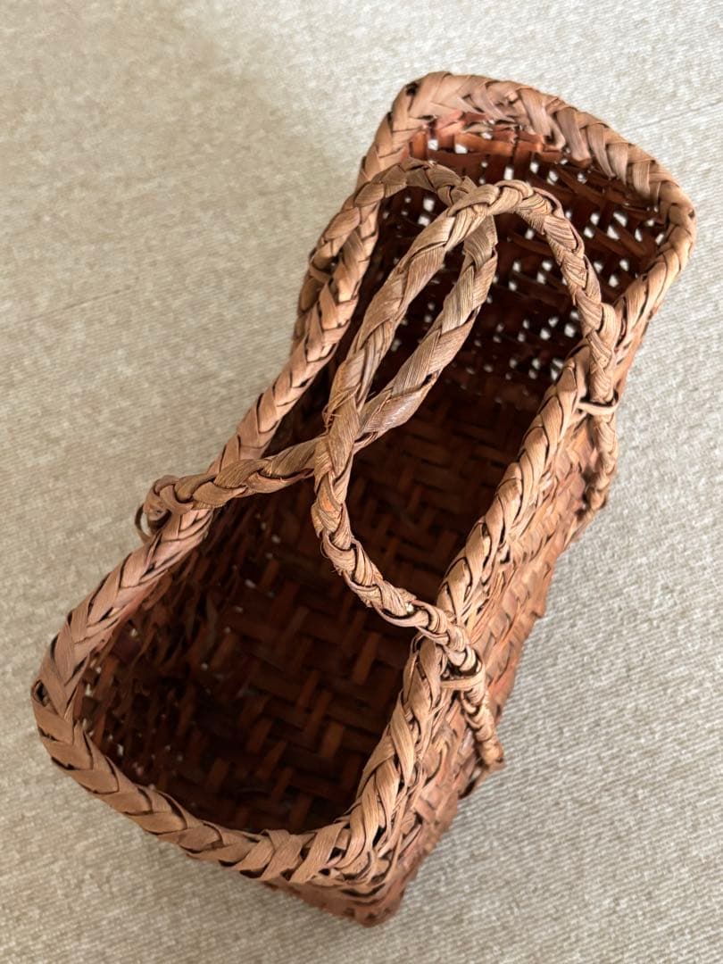 山葡萄かごバッグ 国産