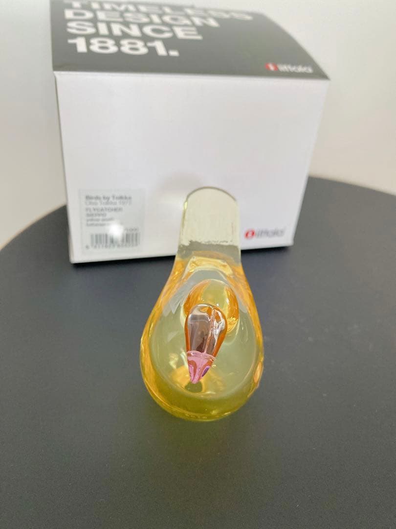 イッタラ　バード　シエッポ　（イエロー×アメジスト）