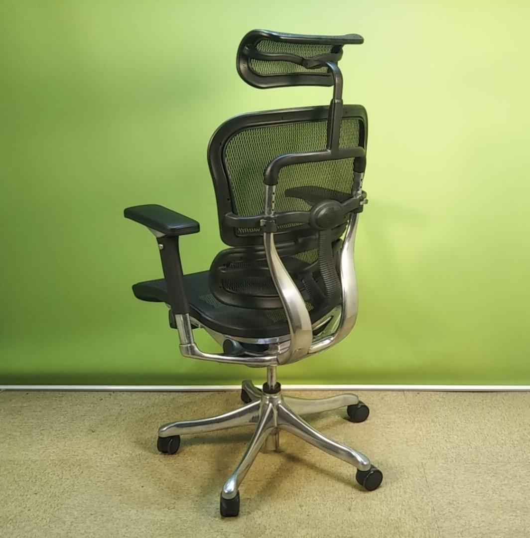 bh　エルゴヒューマン　プロ　ハイバック　アームパッド新品　ヘッドレスト後付け