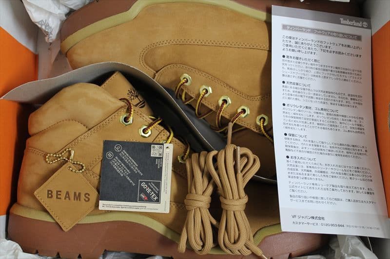 中古 Timberland FIELD BOOT GTX BEAMS WHEAT