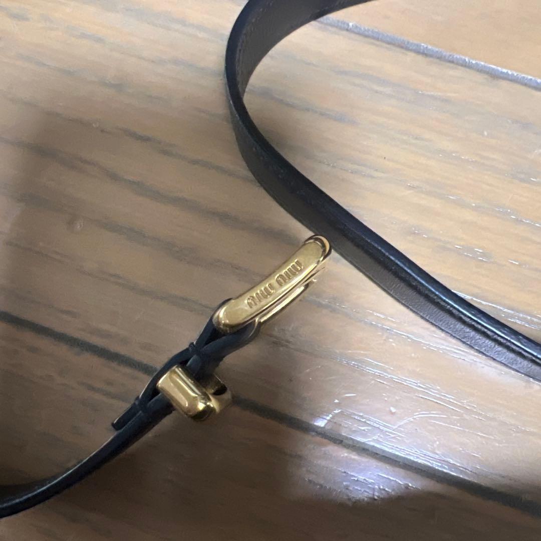 m*a様 ミュウミュウ　miumiu ベルトバッグ