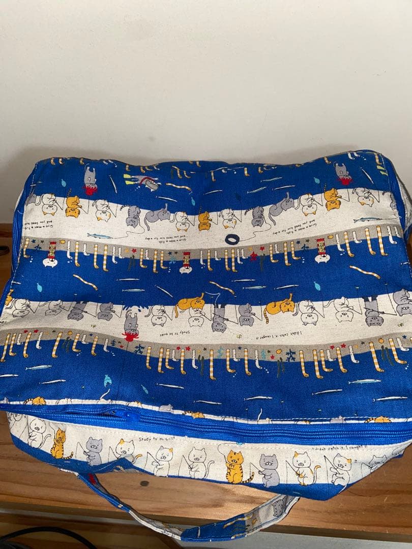 サイドポケット付きトートバッグ　トランク風ポーチ　LR⭐︎