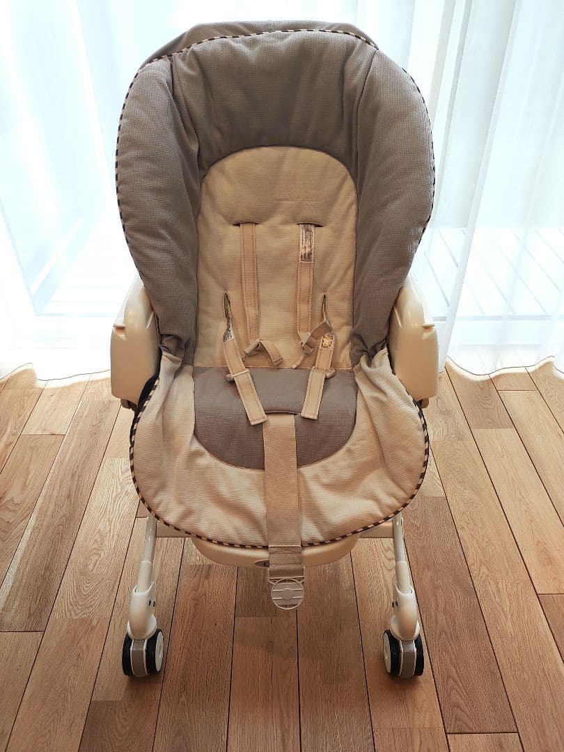 コンビ ネムリラ ff ハイローチェア 手動 グレー