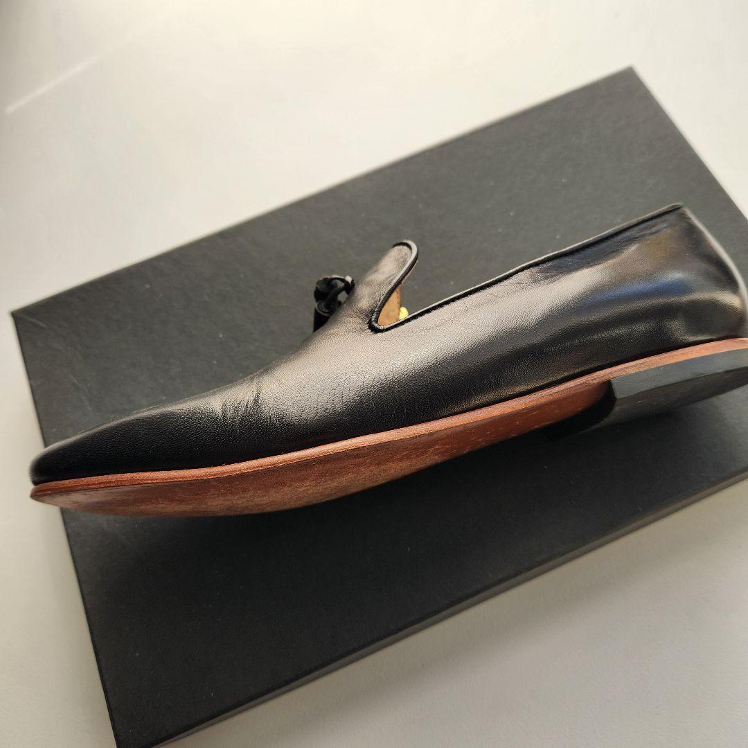 monkey time タッセル付きローファー 黒