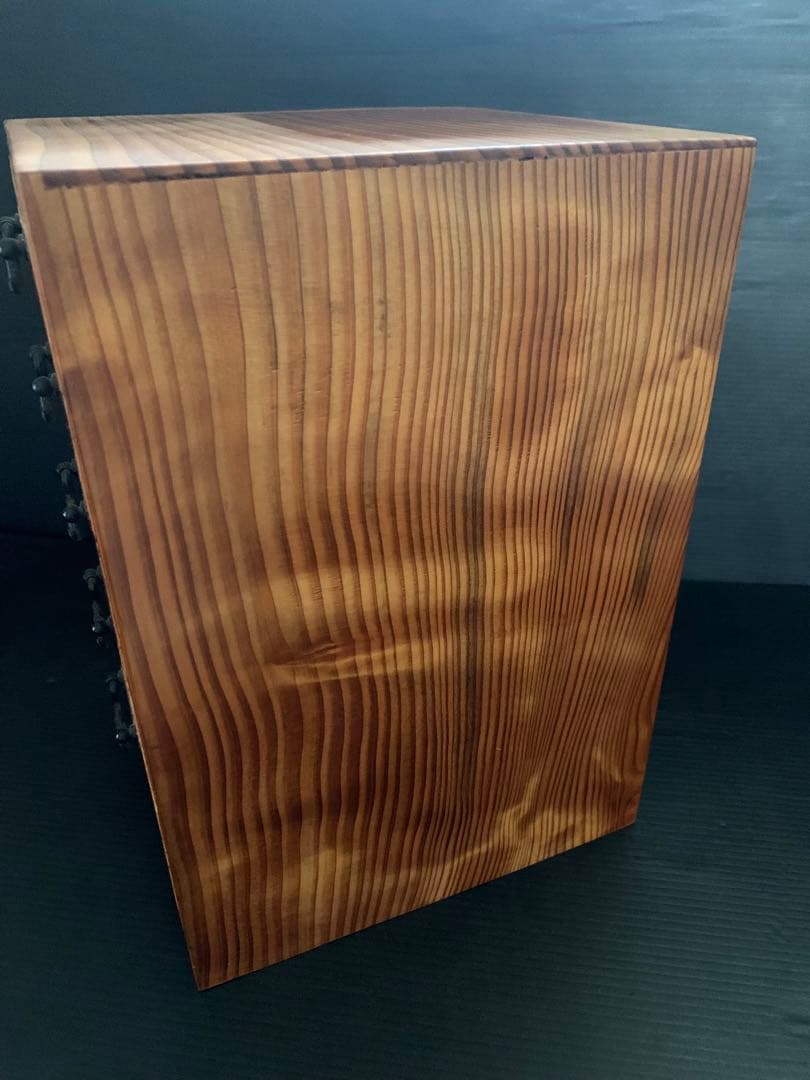 5段　小引き出し　黒柿