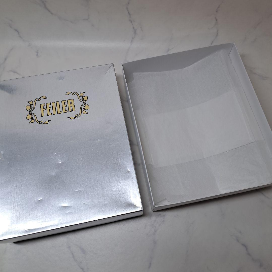 20251125　フェイラー　ブランケット　ハンカチ　2点セット　花柄　パープル