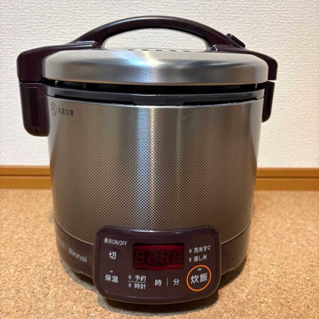 【良品】Rinnai ガス炊飯器 RR-030VQT LPガス用 2023年製