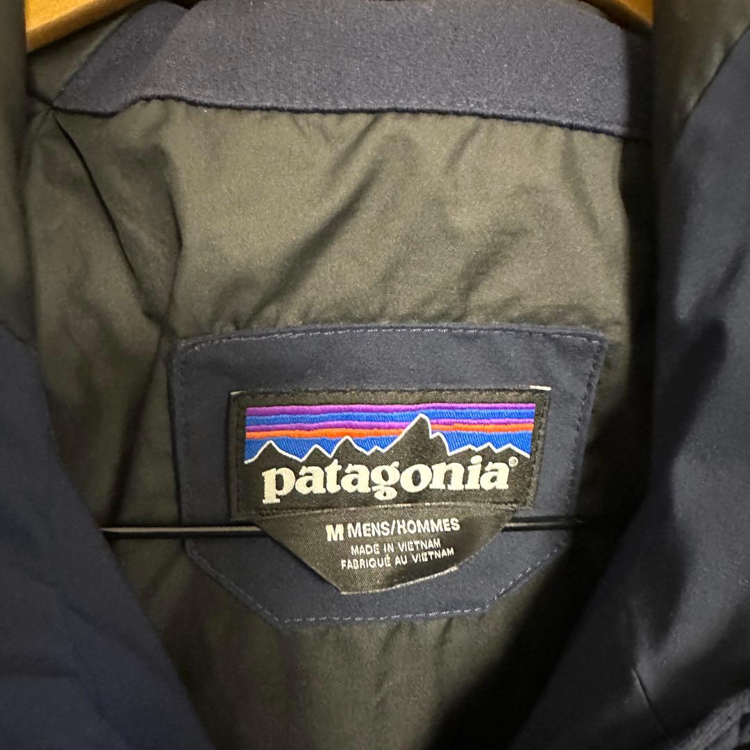 パタゴニア メンズ ジャクソングレイシャー ダウンジャケット ネイビー M