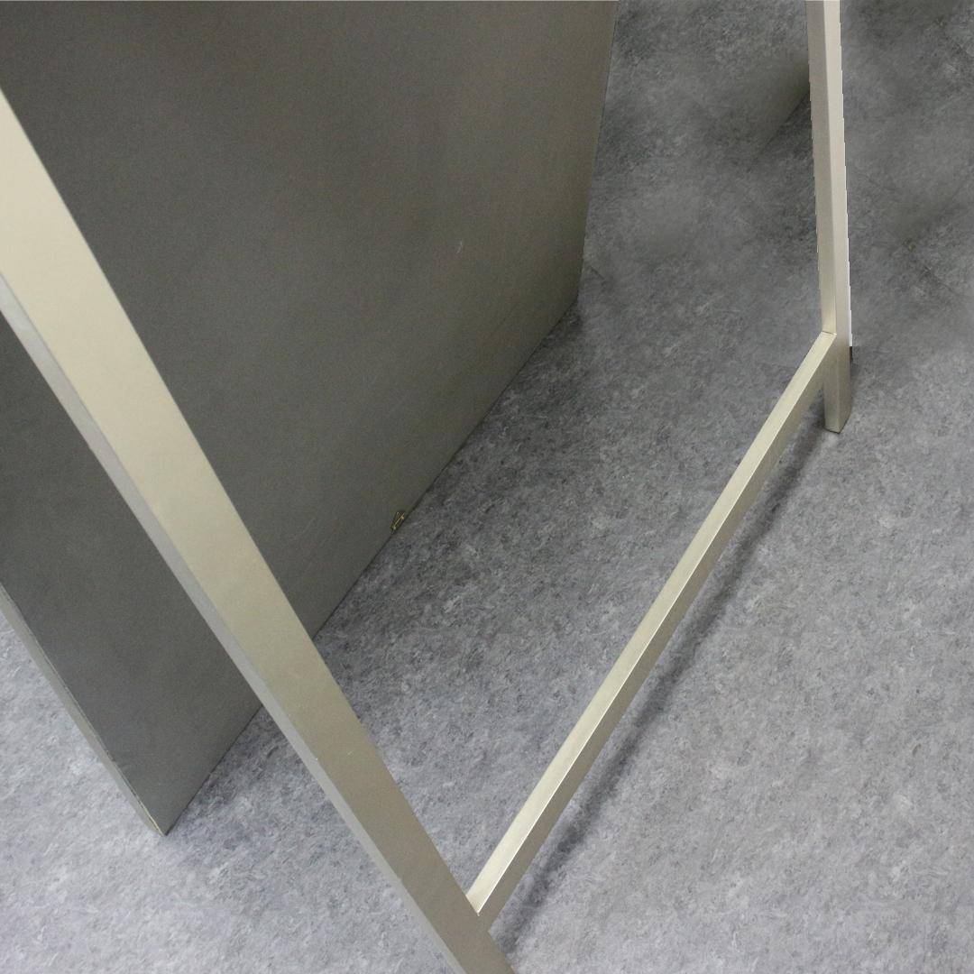 アンティーク調ミラー 全身鏡 姿見 鏡 大型 シルバー スタンド型 自立式