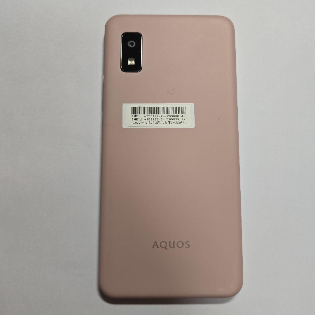 AQUOS wish3スマートフォン 本体 ピンク