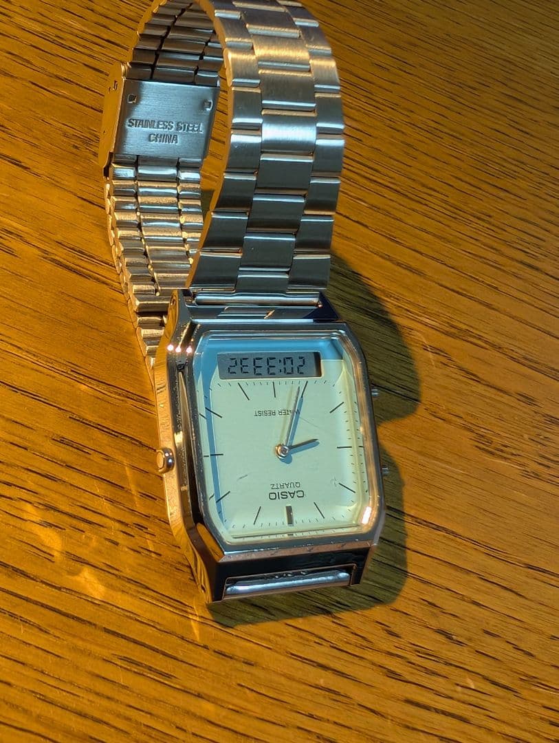 CASIO AQ-230 ターコイズ色